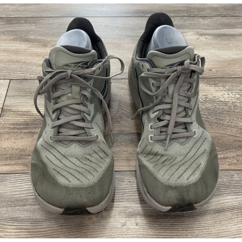 Altra Mens Experience Flow Taupe Athletic Running Shoes US 11